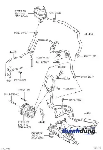Hình Ảnh Ống Dầu Trợ Lực Thước Lái Toyota Hình Ảnh Ống Dầu Trợ Lực Thước Lái Toyota