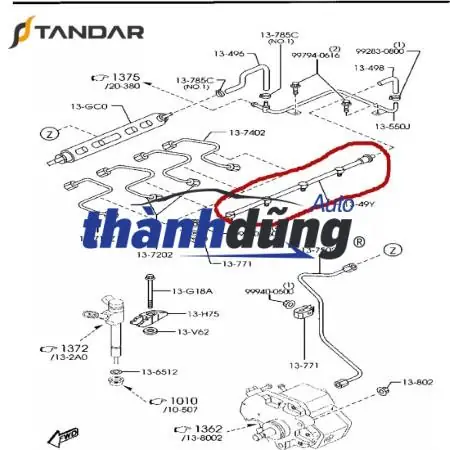 Hình Ảnh Ống Dầu Trợ Lực Thước Lái Toyota Hình Ảnh Ống Dầu Trợ Lực Thước Lái Toyota