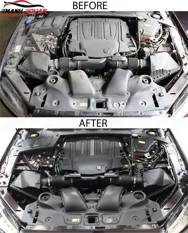 Hình Ảnh Vệ Sinh Khoang Động Cơ Toyota