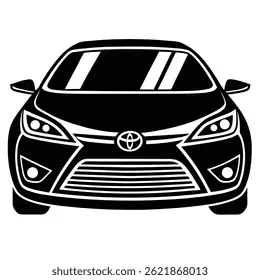 Hình Xe Toyota Logo Vector File