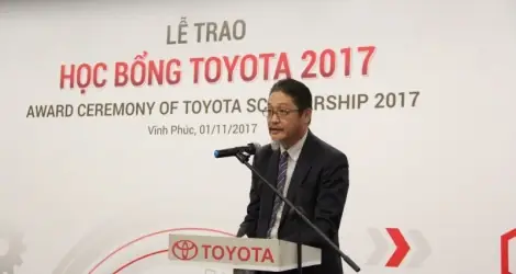 Học Bổng Toyota 2017 Trao Tại Cn Tân Tạo