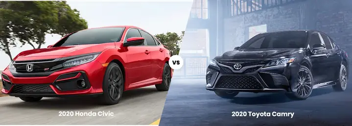 Honda Civic Vs Toyota Camry 2020