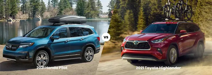 Honda Pilot 2019 Vs Toyota Highlander 2019