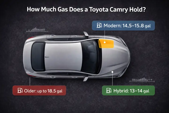 How Many Gallons In A Toyota Camry Gas Tank