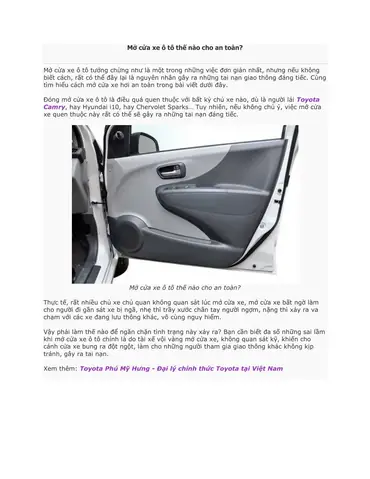 How To Remove Door Trim Panel Toyota Vios