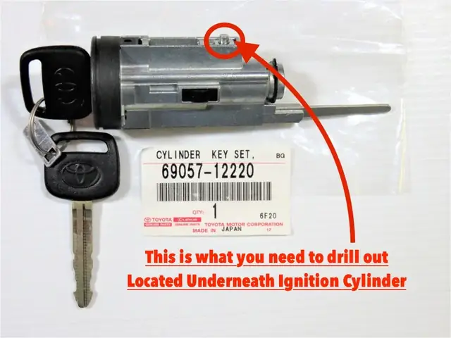 How To Rmove Toyota Lock Cylinder