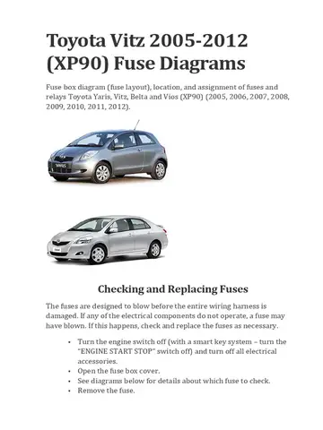 How To Test Power Switch Toyota Pdf