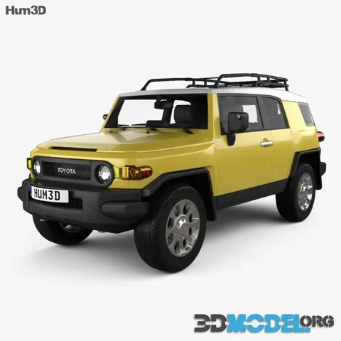 Hum3d Toyota Fj Cruiser With Hq Interior 2010 Hum3d Toyota Fj Cruiser With Hq Interior 2010
