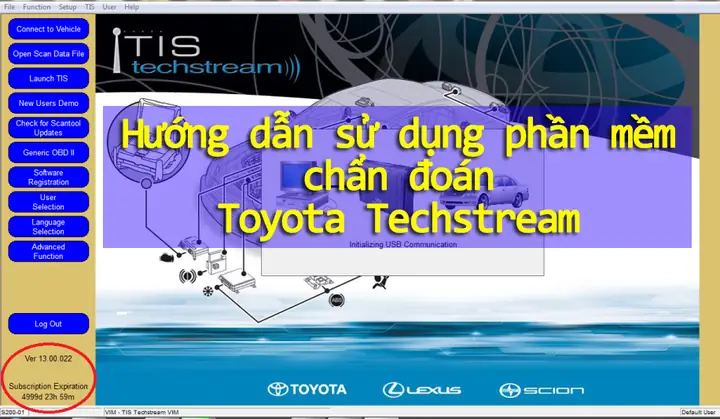 Hướng Dẫn Sử Dụng Toyota Techstream Hướng Dẫn Sử Dụng Toyota Techstream