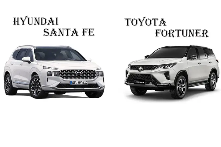 Hyundai Santa Fe Vs Toyota Fortuner