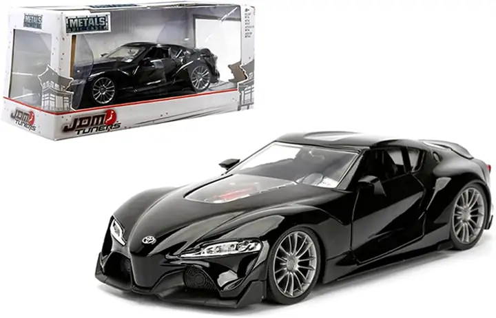 Jdm Tuners Diecast Toyota Ft1 Concept Black 1 24 Scale
