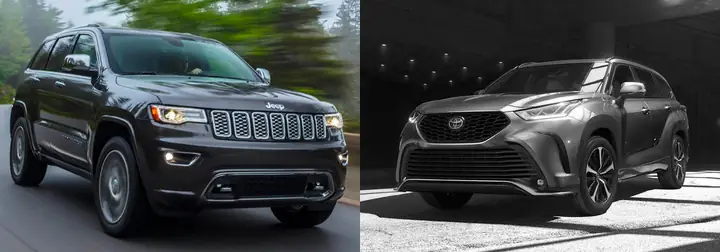 Jeep Grand Cherokee Или Toyota Highlander Jeep Grand Cherokee Или Toyota Highlander