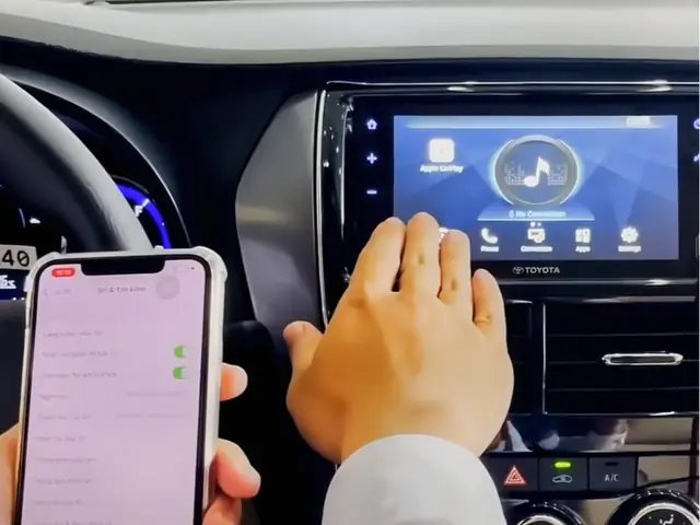 Kết Nối Iphone Với Xe Toyota