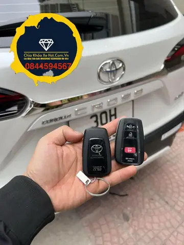 Khóa Chống Trộm Chìa Remote Toyota
