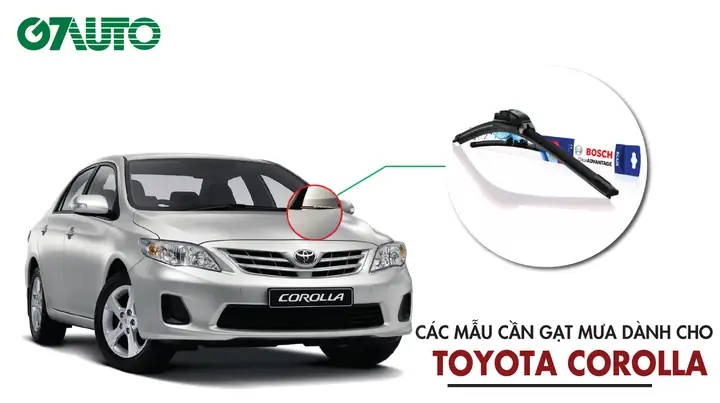Kích Thước Gạt Nước Toyota Corolla 1.6
