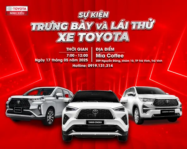 Lái Thử Xe Toyota Ninh Kiều Cần Thơ