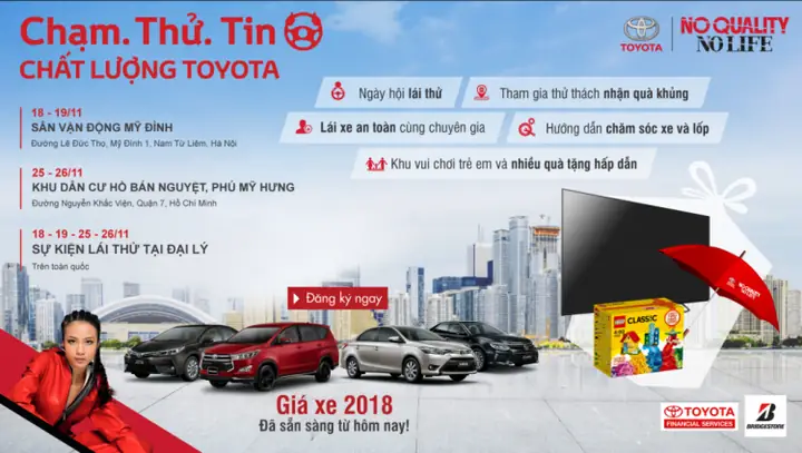Lái Thử Xe Toyota Tại Mỹ Đình Ngày 19 11