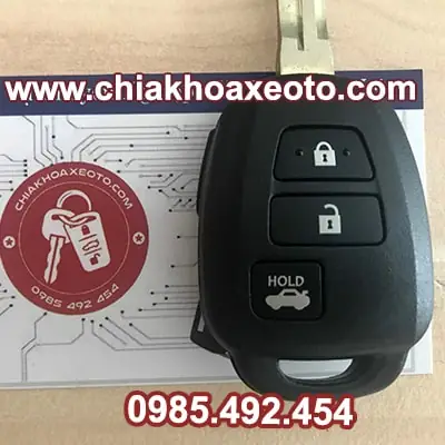Làm Lại Chìa Khoá Xe Toyota Vios 2019 Làm Lại Chìa Khoá Xe Toyota Vios 2019