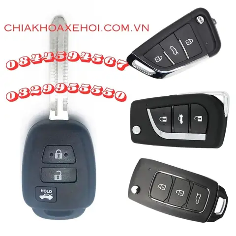 Làm Lại Chìa Khoá Xe Toyota Vios