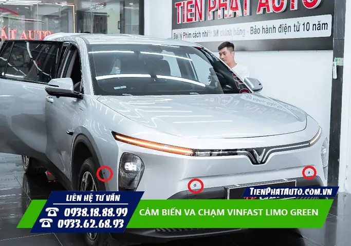 Lắp Cảm Biến Trước Toyota Camry