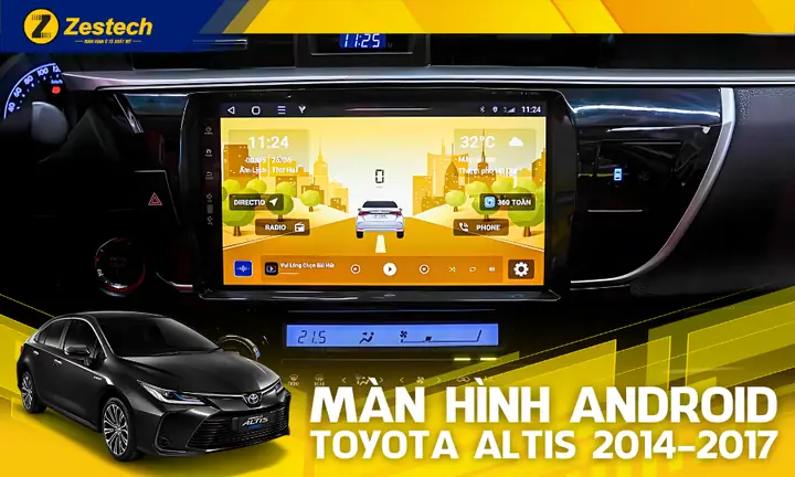 Lắp Màn Hình Cho O To Toyota Altis Lắp Màn Hình Cho O To Toyota Altis