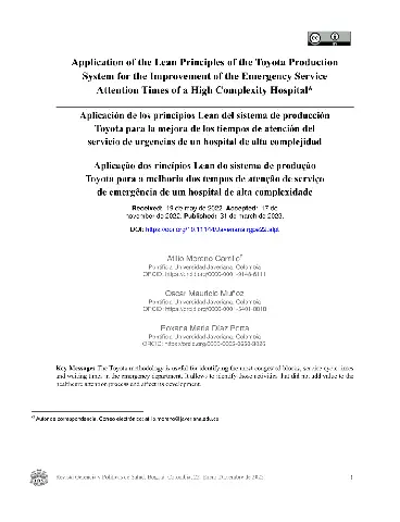 Lean Toyota Production System In Healthcare