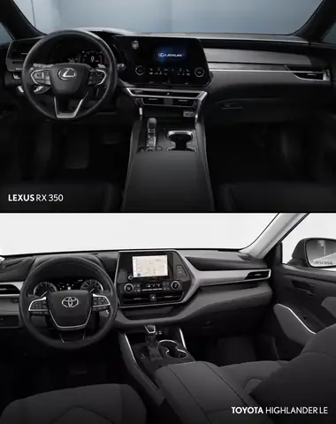 Lexus Rx 350 Same As Toyota