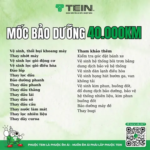 Lịch Bảo Dưỡng Xe Toyota Fortuner
