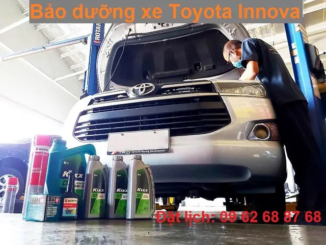 Lịch Bảo Dưỡng Xe Toyota Innova