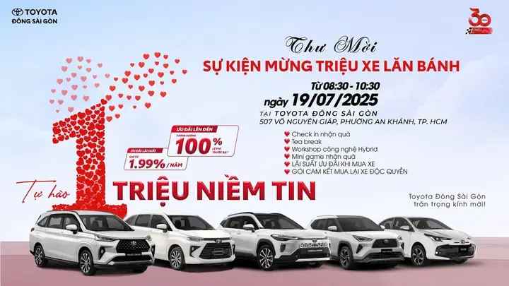Lịch Sử Toyota Đông Sài Gòn Lịch Sử Toyota Đông Sài Gòn