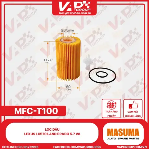 Lọc Dầu Land V8 Toyota Bằng Giấy