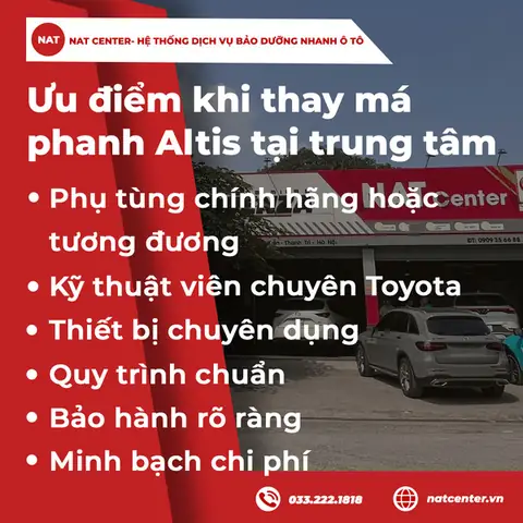 Má Phanh Altis Chính Hãng Toyota