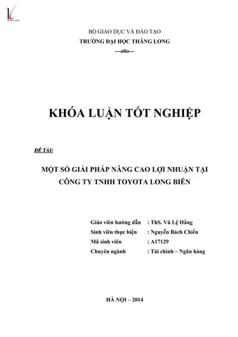 Mã Số Thuế Công Ty Tnhh Toyota Long Bien