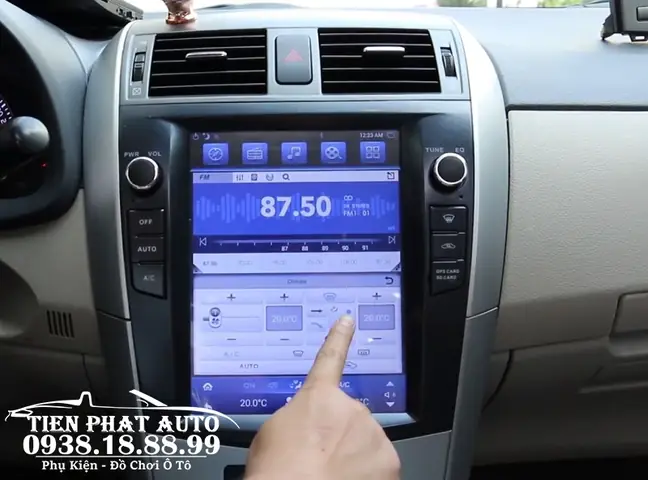 Màn Android Tesla Cho Toyota Altis
