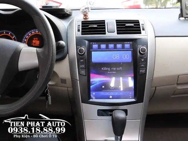 Màn Android Tesla Cho Toyota Altis