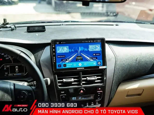 Màn Hình Nguyên Bản Trên Toyota Vios