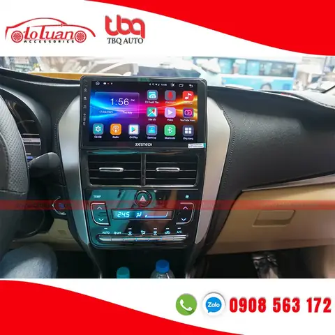 Màn Hình Theo Xe Trên Toyota Vios