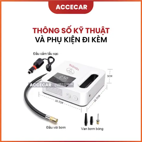 May Bơm Lốp Ô Tô Toyota Chính Hãng May Bơm Lốp Ô Tô Toyota Chính Hãng
