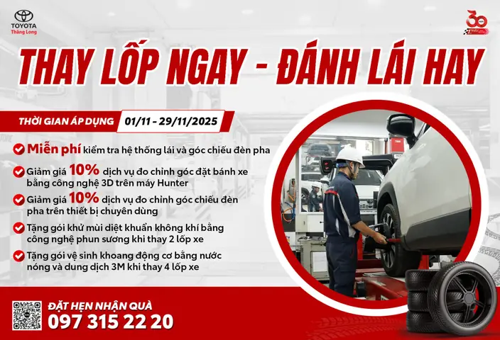Máy Thay Lốp Ô Tô Toyota