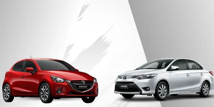 Mazda 2 Vs Toyota Vios 2019