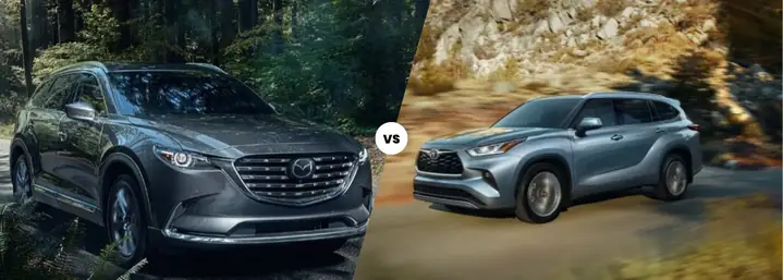 Mazda Cx 9 Vs Toyota Highlander Mazda Cx 9 Vs Toyota Highlander