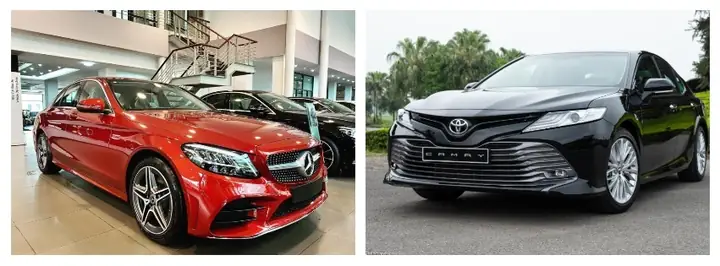 Mercedes Benz C Class Vs Toyota Camry