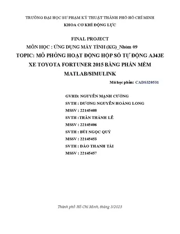 Mo Phong Hop So Tu Dong Toyota