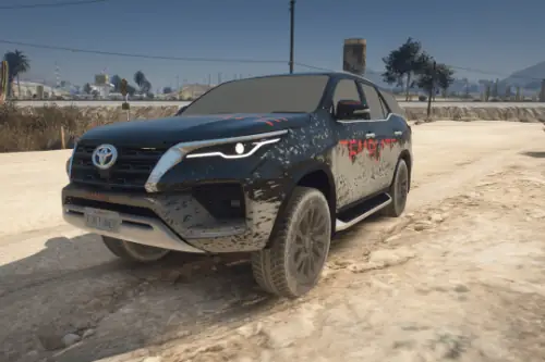 Mod Toyota Fortuner Black Gta San