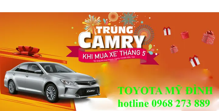 Mua Xe Toyota Trúng Camry Banner Mua Xe Toyota Trúng Camry Banner