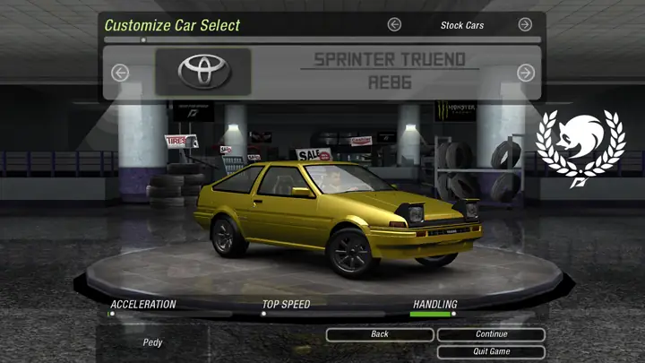 Need For Speed Underground 2 Toyota Trueno Ea86