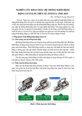 Nghiên Cứu Hệ Thống Khởi Động Trên Xe Toyota Toyota.doc