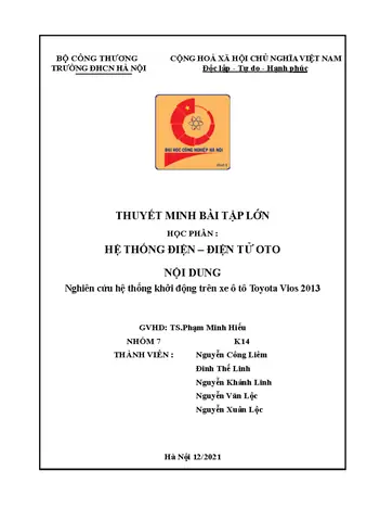 Nghiên Cứu Hệ Thống Khởi Động Trên Xe Toyota Toyota.doc Nghiên Cứu Hệ Thống Khởi Động Trên Xe Toyota Toyota.doc