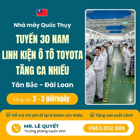 Nhà Máy Toyota Thái Bình Tuyển Dụng