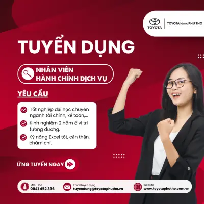 Nhân Viên Kế Toán Dịch Vụ Toyota